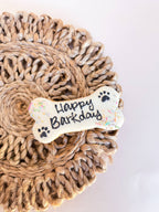 Decorated Dog Treat - Happy Barkday