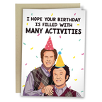 Filled With Many Activities - Funny Birthday Card