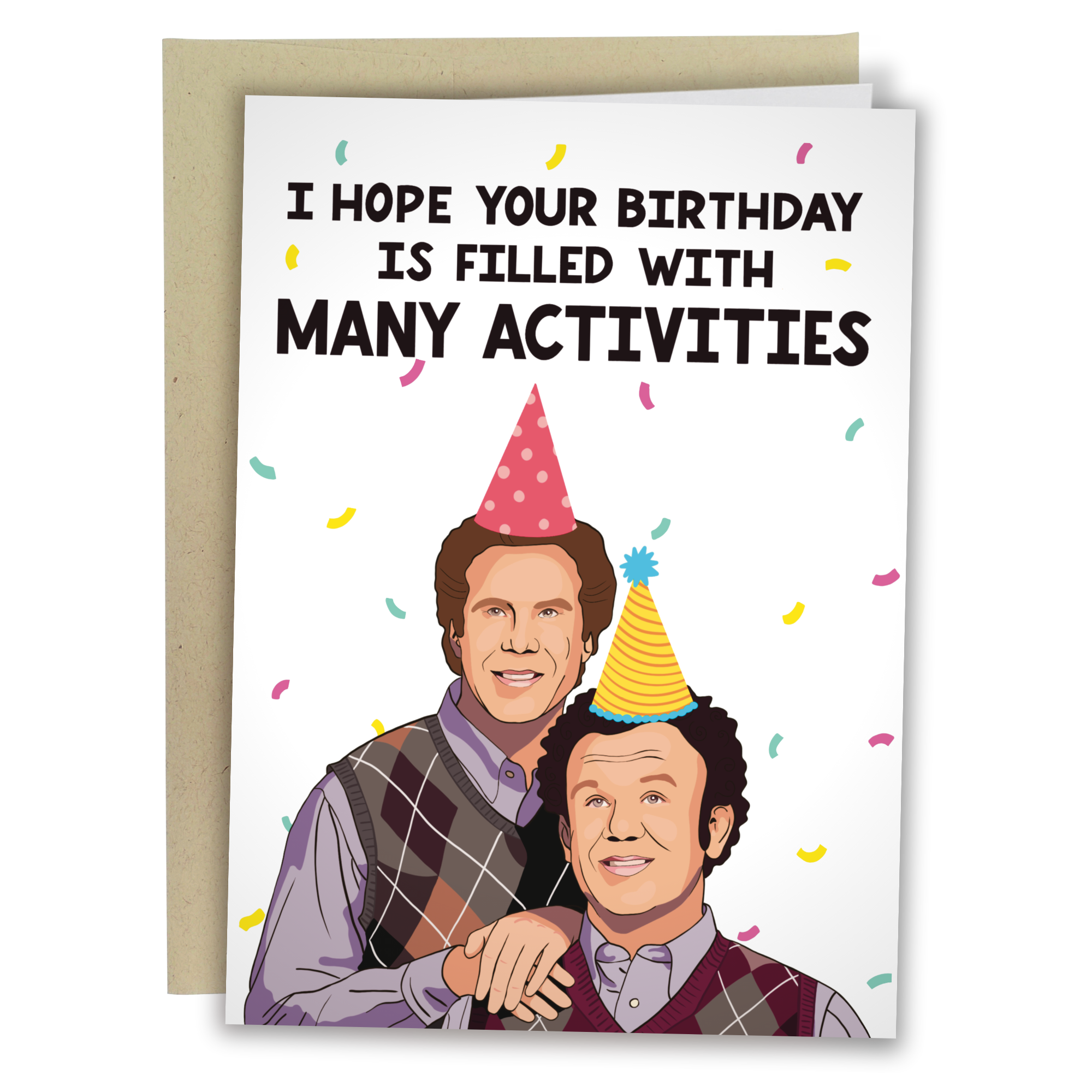 Filled With Many Activities - Funny Birthday Card