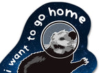 Possum in Space Sticker