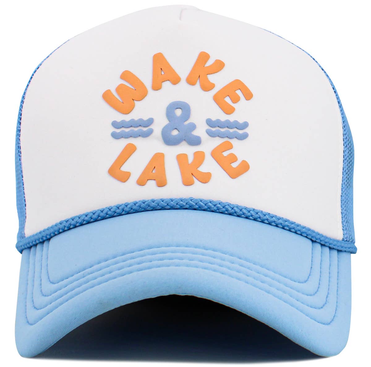 Wake and Lake Foam Trucker Mesh Cap