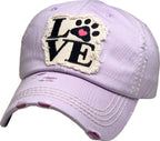 Paw Love Vintage Ballcap