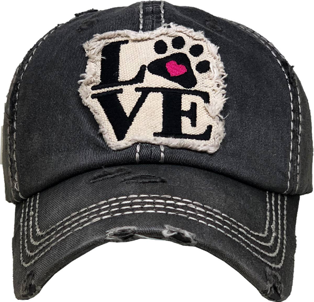 Paw Love Vintage Ballcap