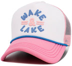 Wake and Lake Foam Trucker Mesh Cap
