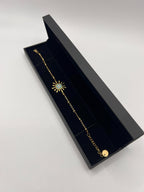 Stainless Steel Evil Eye Bracelet | Charm | Gold