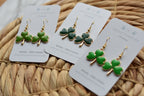 Shamrock Enamel Earrings image 0