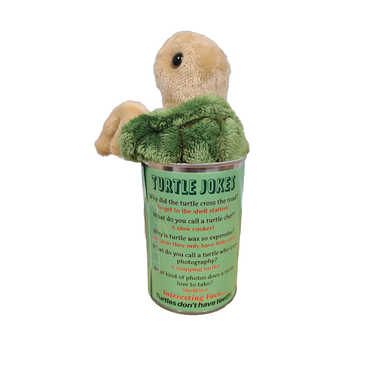 Canned Sea Turtle Plush