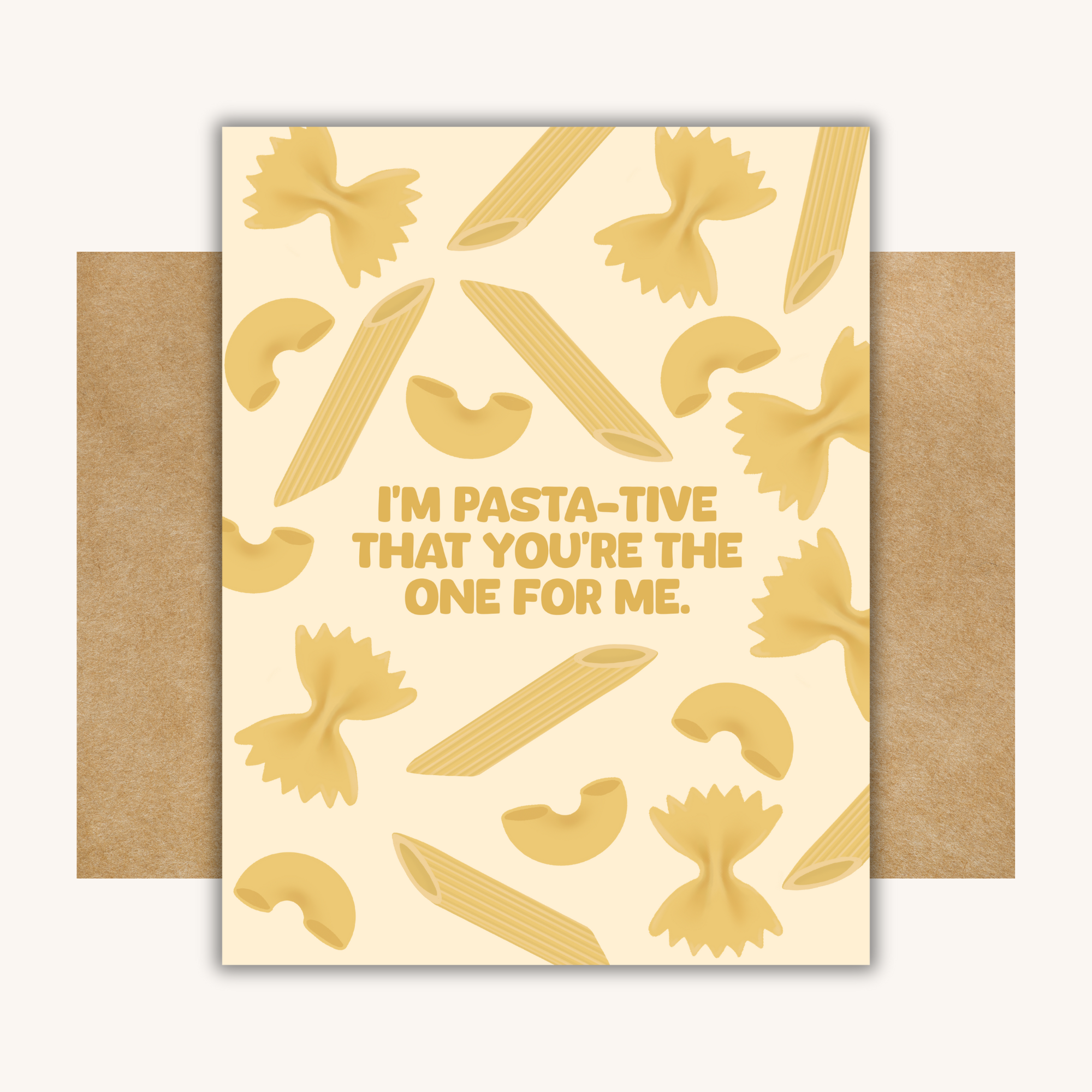 I'm Pasta-tive That You're the One for Me -- Funny Valentine