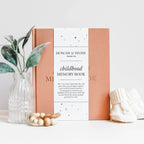 Childhood Memory Book for New Mom Gift | Baby Photo Album