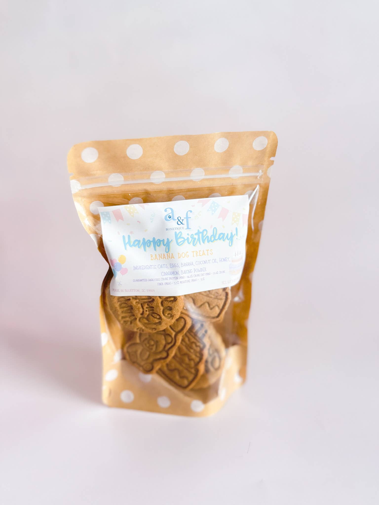 Happy Birthday Dog Treat Bag