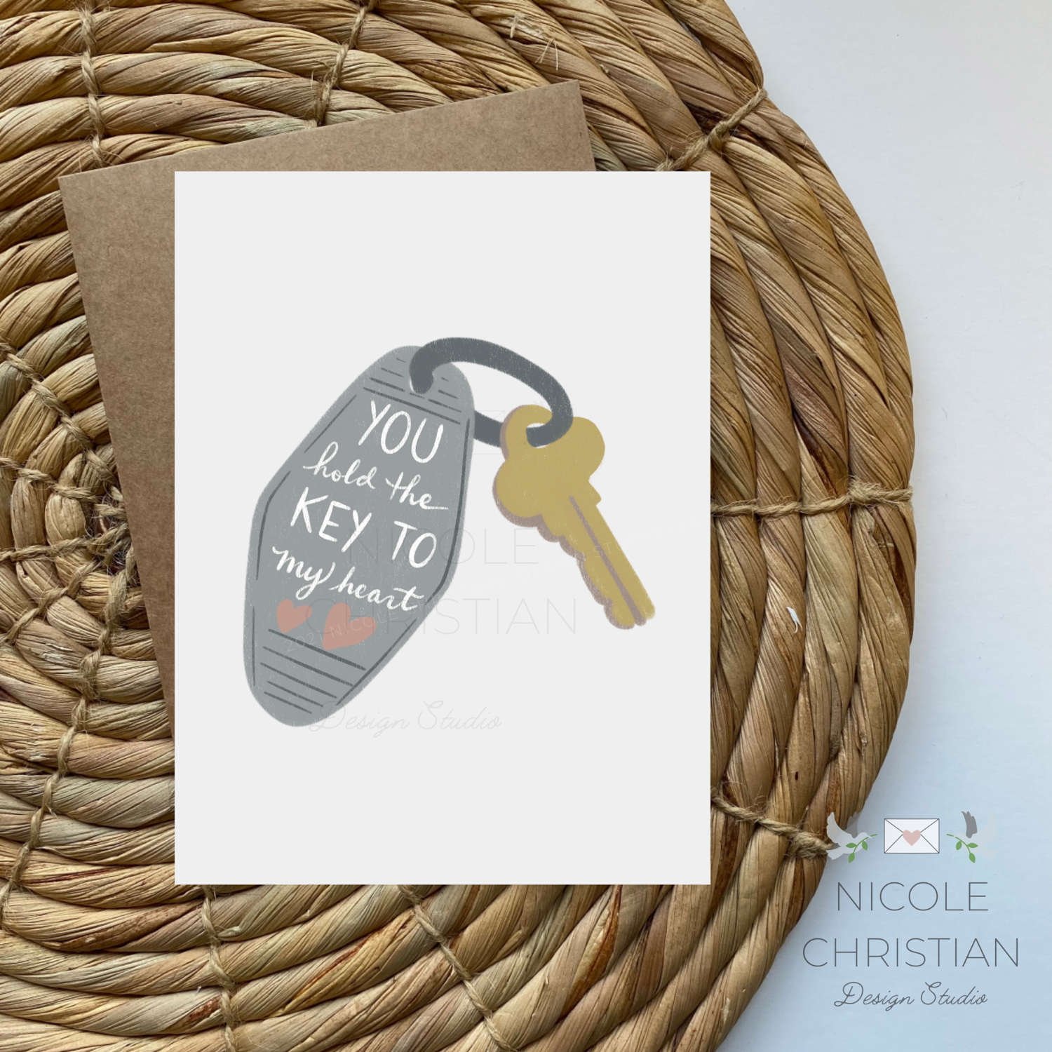 You hold the key to my heart - Greeting Card image 0
