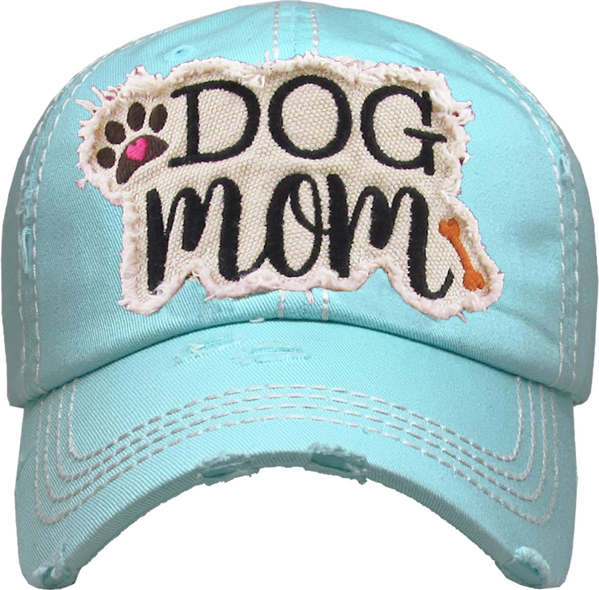 DOG MOM WASHED VINTAGE BALLCAP