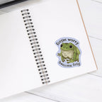Don't Worry Frog Vinyl Sticker