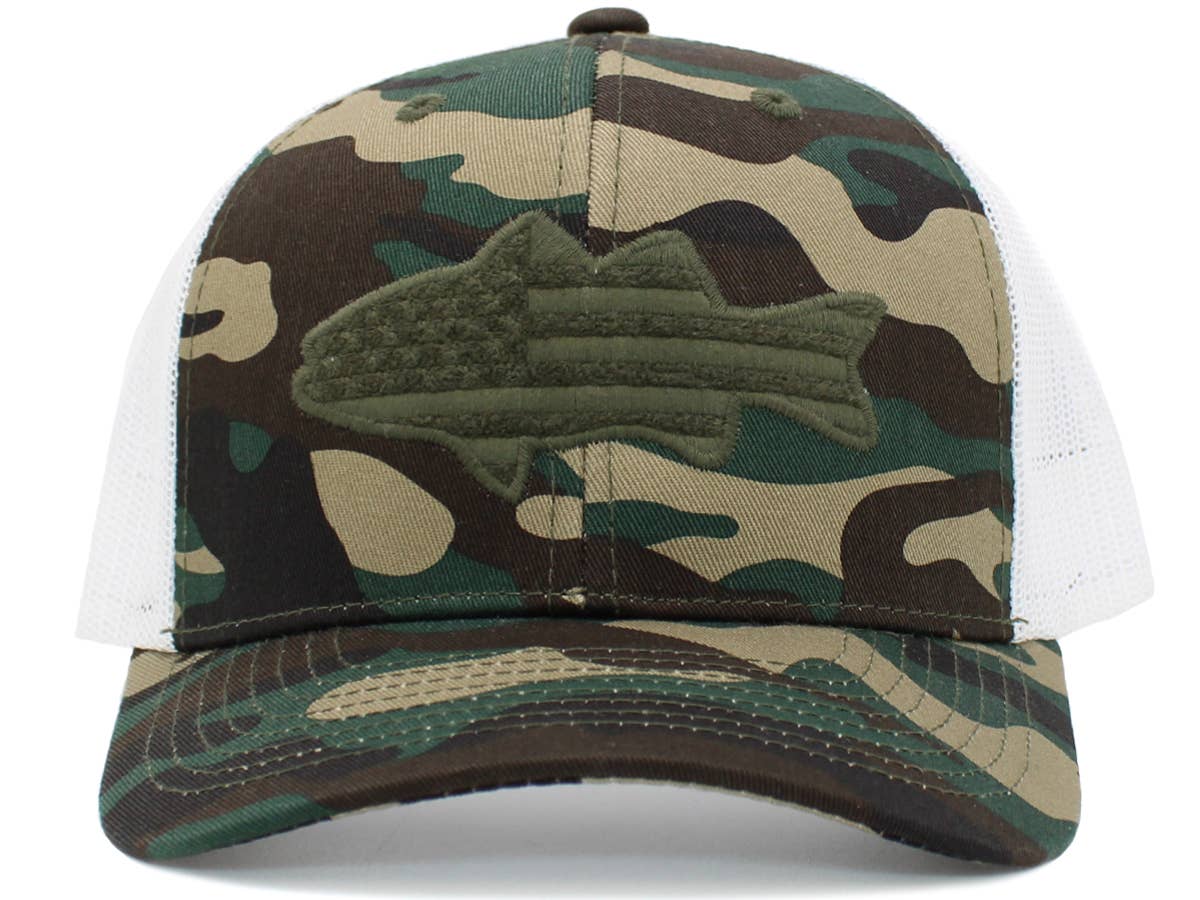 Fish Flag Mesh Back Ballcap